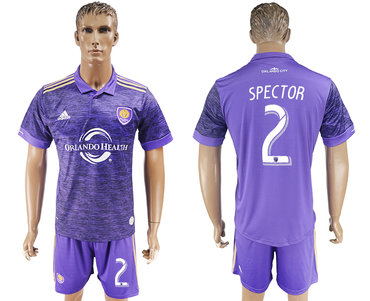 2017-18 Orlando City 2 SPECTOR Home Soccer Jersey