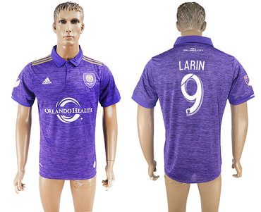 2017-18 Orlando City 9 LARIN Home Thailand Soccer Jersey