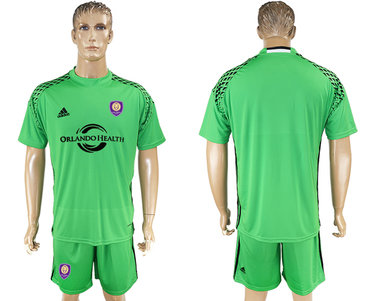 2017-18 Orlando City Green Goalkeeper Soccer Jersey