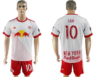 2017-18 Red Bulls 10 SAM Home Soccer Jersey