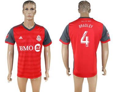 2017-18 Toronto FC 4 BRADLEY Home Thailand Soccer Jersey