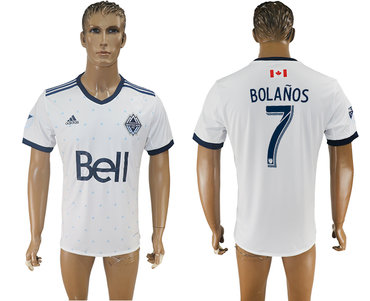 2017-18 Vancouver Whitecaps 7 BOLANOS Home Thailand Soccer Jersey