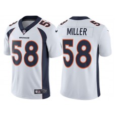 2017 Denver Broncos #58 Von Miller White Vapor Untouchable Limited Jersey