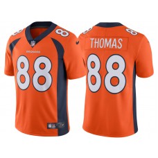 2017 Denver Broncos #88 Demaryius Thomas Orange Vapor Untouchable Limited Jersey