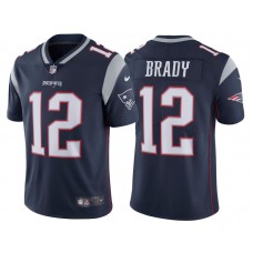 2017 New England Patriots #12 Tom Brady Navy Vapor Untouchable Limited Jersey