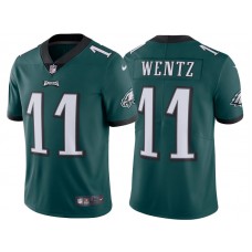 2017 Philadelphia Eagles #11 Carson Wentz Midnight Green Vapor Untouchable Limited Jersey