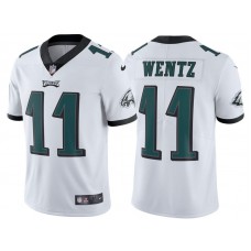 2017 Philadelphia Eagles #11 Carson Wentz White Vapor Untouchable Limited Jersey
