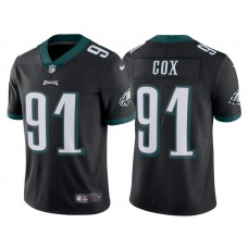 2017 Philadelphia Eagles #91 Fletcher Cox Black Vapor Untouchable Limited Jersey