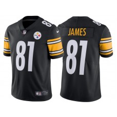 2017 Pittsburgh Steelers #81 Jesse James Black Vapor Untouchable Limited Jersey