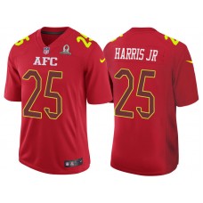 2017 Pro Bowl AFC Chris Harris Jr Red Game Jersey