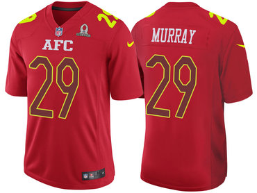 2017 Pro Bowl AFC Tennessee Titans 29 DeMarco Murray Red Game Jersey
