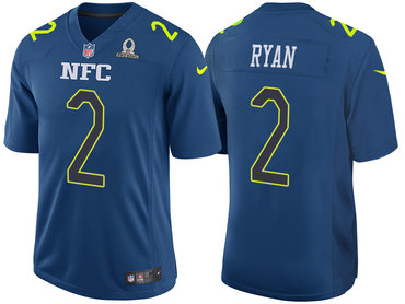 2017 Pro Bowl NFC Atlanta Falcons 2 Matt Ryan Navy Game Jersey