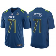 2017 Pro Bowl NFC Jason Peters Blue Game Jersey