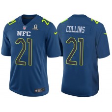 2017 Pro Bowl NFC Landon Collins Blue Game Jersey