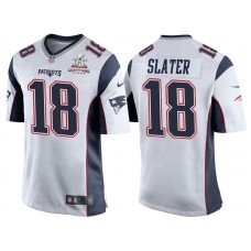 2017 Season Opener Patriots Matthew Slater White Super Bowl LI Champions Patch Jersey