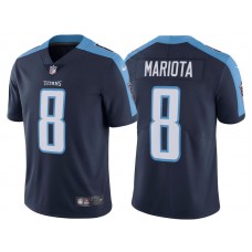 2017 Tennessee Titans #8 Marcus Mariota Navy Vapor Untouchable Limited Jersey