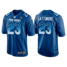 2018 Pro Bowl NFC New Orleans Saints #23 Marshon Lattimore Royal Game Jersey