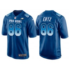 2018 Pro Bowl NFC Philadelphia Eagles #86 Zach Ertz Royal Game Jersey