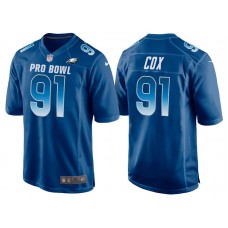 2018 Pro Bowl NFC Philadelphia Eagles #91 Fletcher Cox Royal Game Jersey