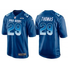 2018 Pro Bowl NFC Seattle Seahawks #29 Earl Thomas Royal Game Jersey