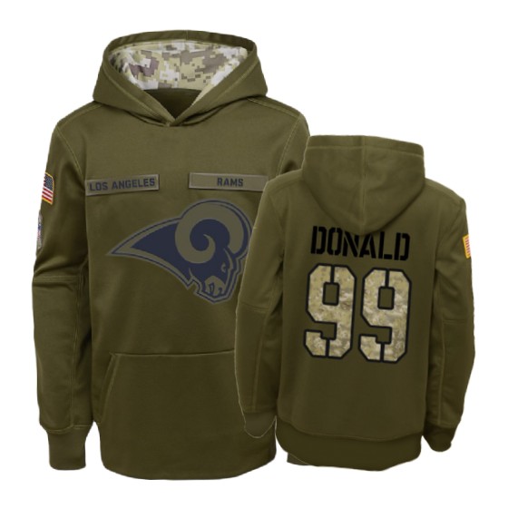 2018 salute to service aaron donald youth hoodie