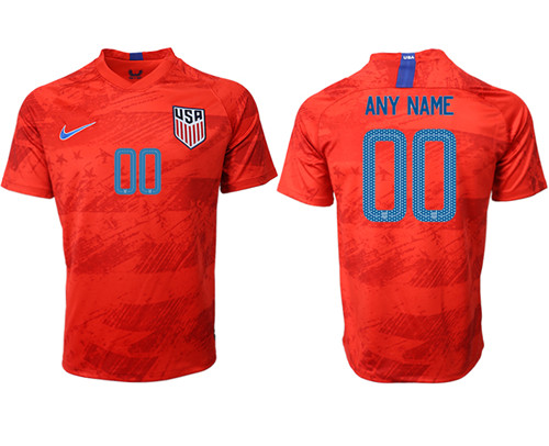 2019-20 USA Customized Away Thailand Soccer Jersey