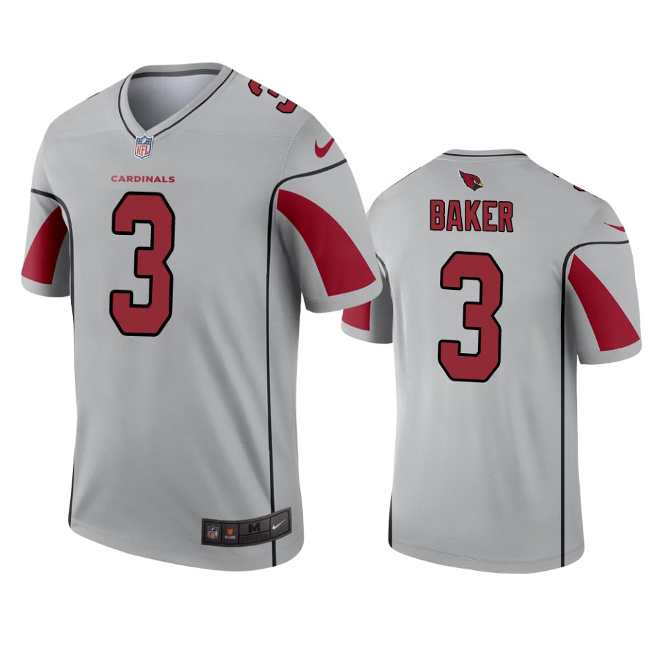 2019 Cardinals Budda Baker Inverted Legend Silver Jersey