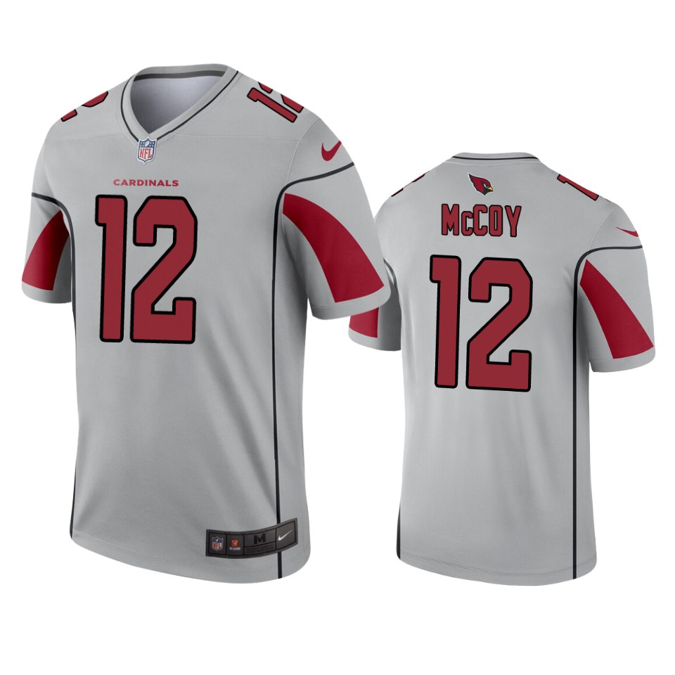 2019 Cardinals Colt McCoy Inverted Legend Silver Jersey