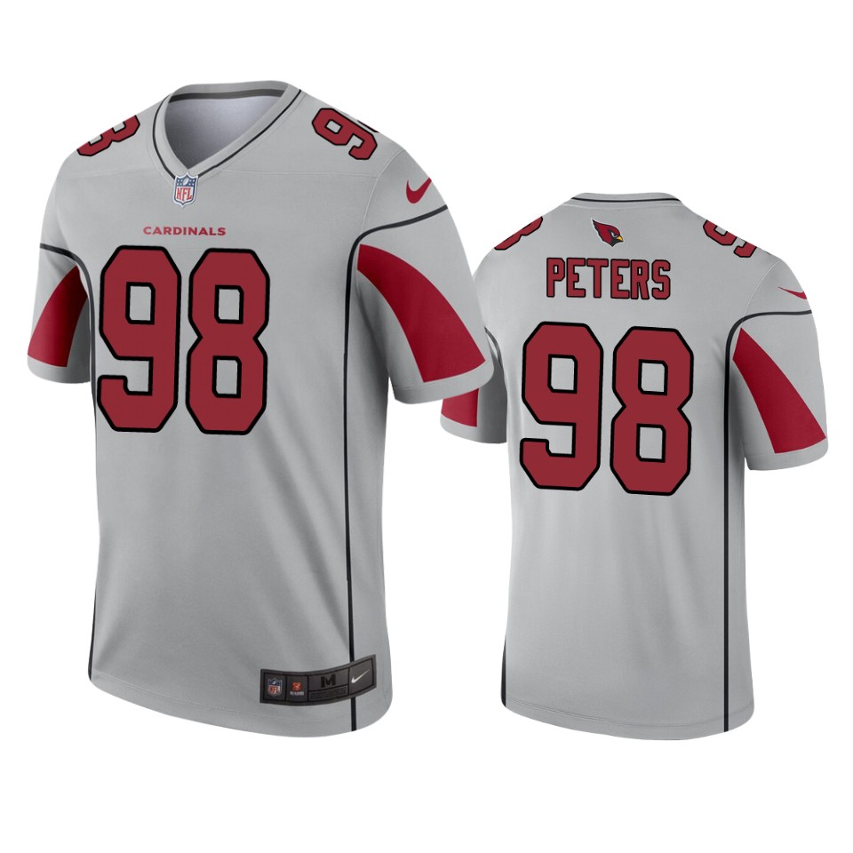 2019 Cardinals Corey Peters Inverted Legend Silver Jersey