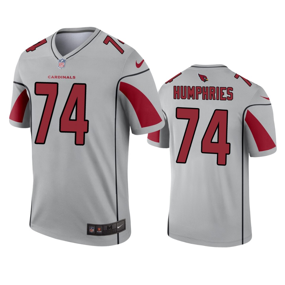 2019 Cardinals D.J. Humphries Inverted Legend Silver Jersey