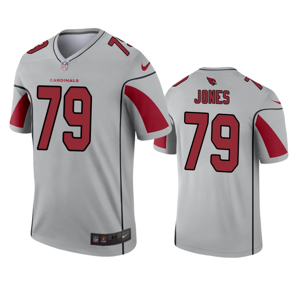 2019 Cardinals Josh Jones Inverted Legend Silver Jersey