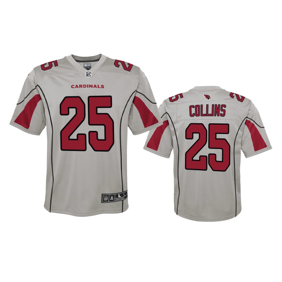 2019 Cardinals Zaven Collins Inverted Game Silver Jersey