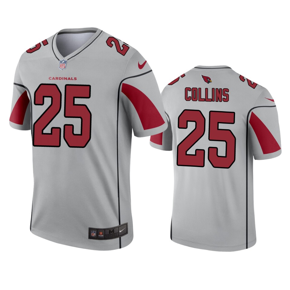 2019 Cardinals Zaven Collins Inverted Legend Silver Jersey