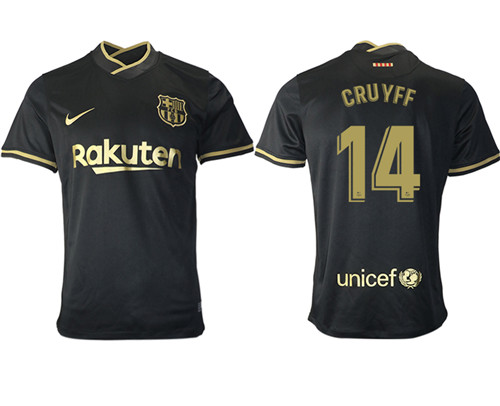 2020-21 Barcelona 14 CRUYFF Away Thailand Soccer Jersey