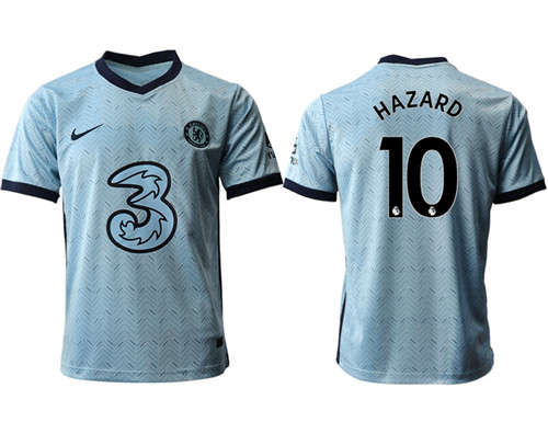 2020-21 Chelsea 10 HAZARD Away Thailand Soccer Jersey