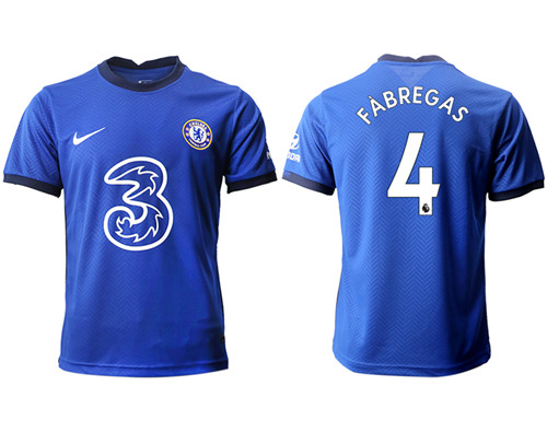 2020-21 Chelsea 4 FABREGAS Home Thailand Soccer Jersey