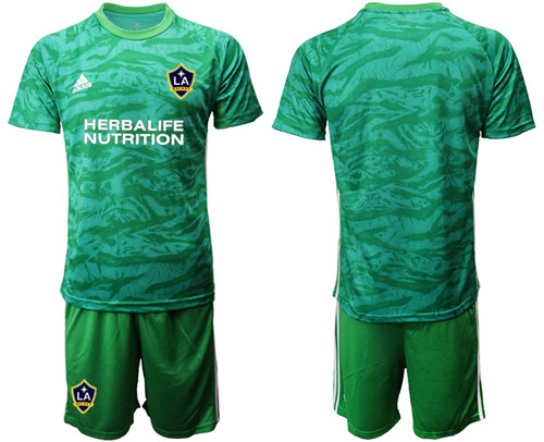 2020-21 Los Angeles Galaxy Green Goalkeeper Soccer Jersey