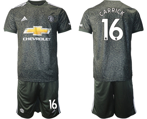 2020-21 Manchester United 16 CARRICK Away Soccer Jersey