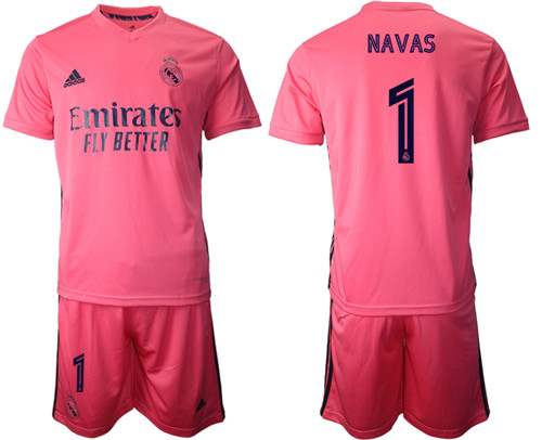 2020-21 Real Madrid 1 NAVAS Away Soccer Jersey