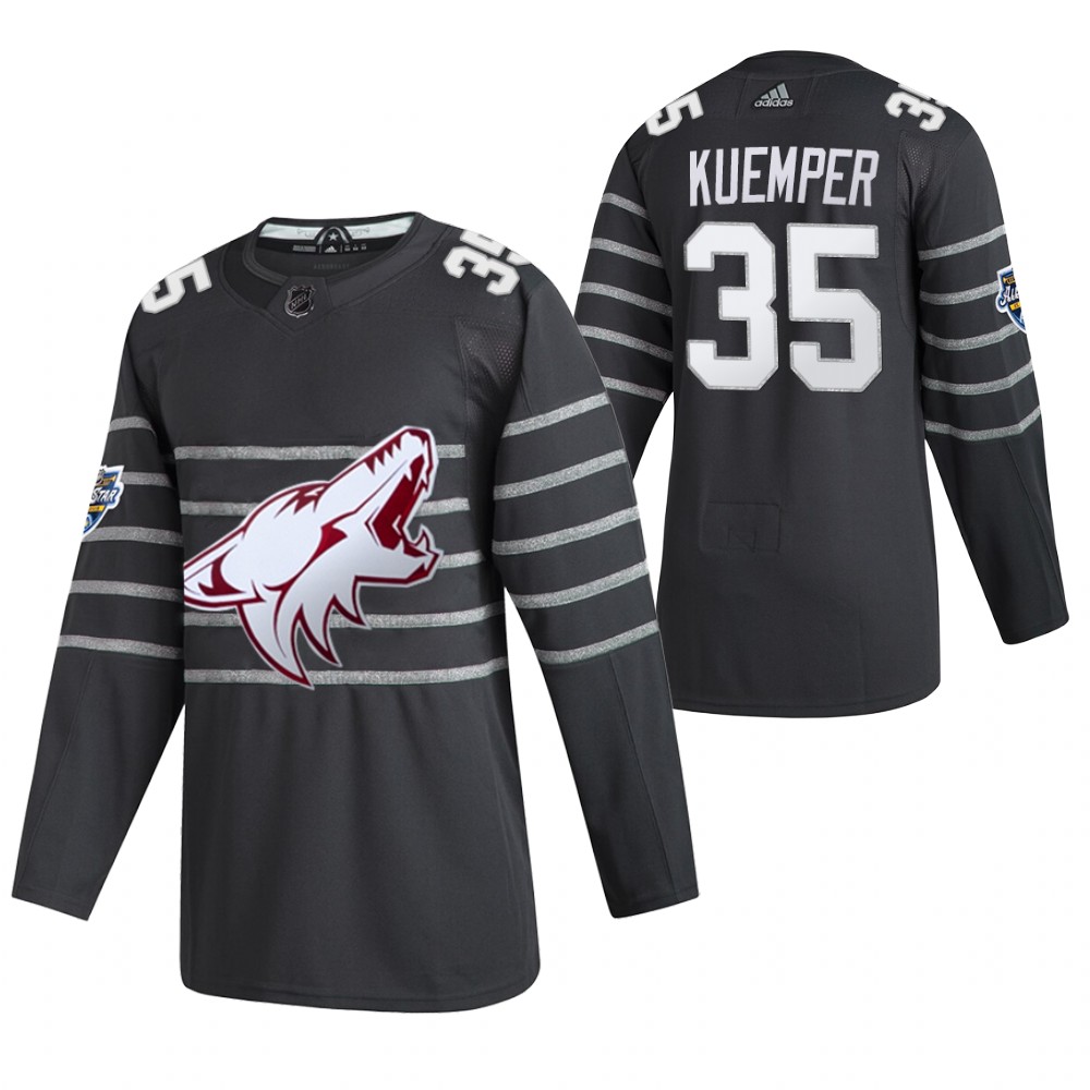 2020 NHL All-Star Game Arizona Coyotes Darcy Kuemper Gray Authentic Men's Jersey