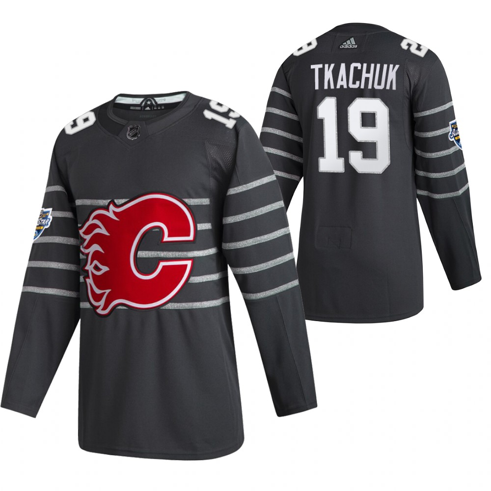 2020 NHL All-Star Game Calgary Flames Matthew Tkachuk Gray Authentic Men's Jersey
