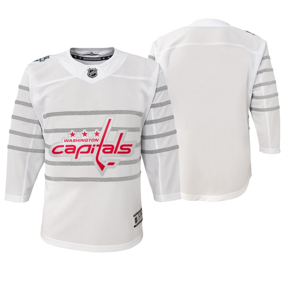 2020 NHL All-Star Game Capitals White Premier Youth Jersey