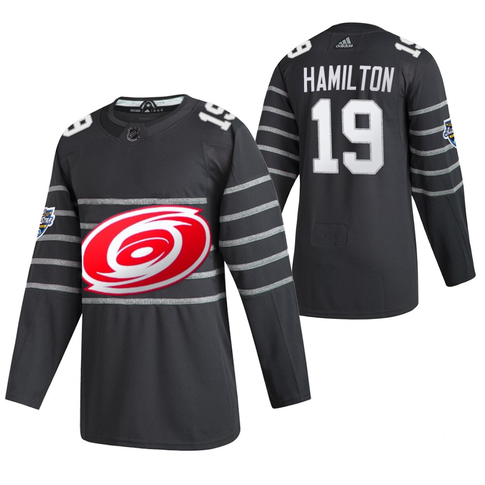 2020 NHL All-Star Game Carolina Hurricanes Dougie Hamilton Gray Authentic Men's Jersey