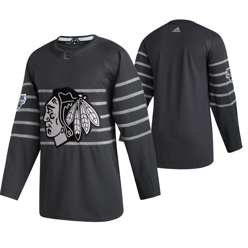 2020 NHL All-Star Game Chicago Blackhawks Gray Authentic Men's Jersey