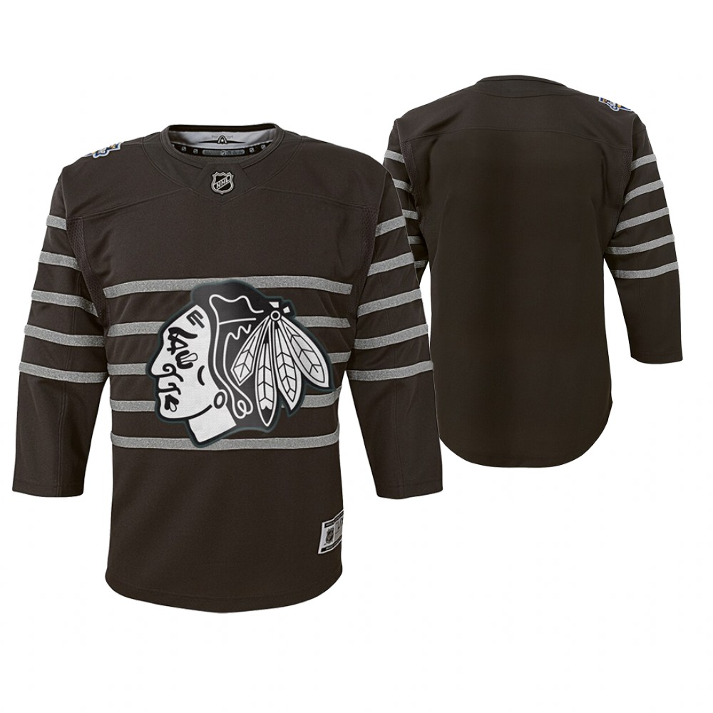 2020 NHL All-Star Game Chicago Blackhawks Gray Premier Youth Jersey
