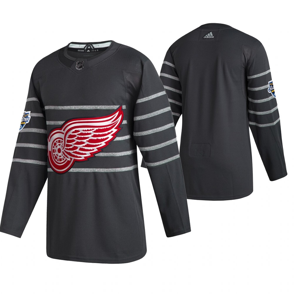 2020 NHL All-Star Game Detroit Red Wings Gray Authentic Men's Jersey