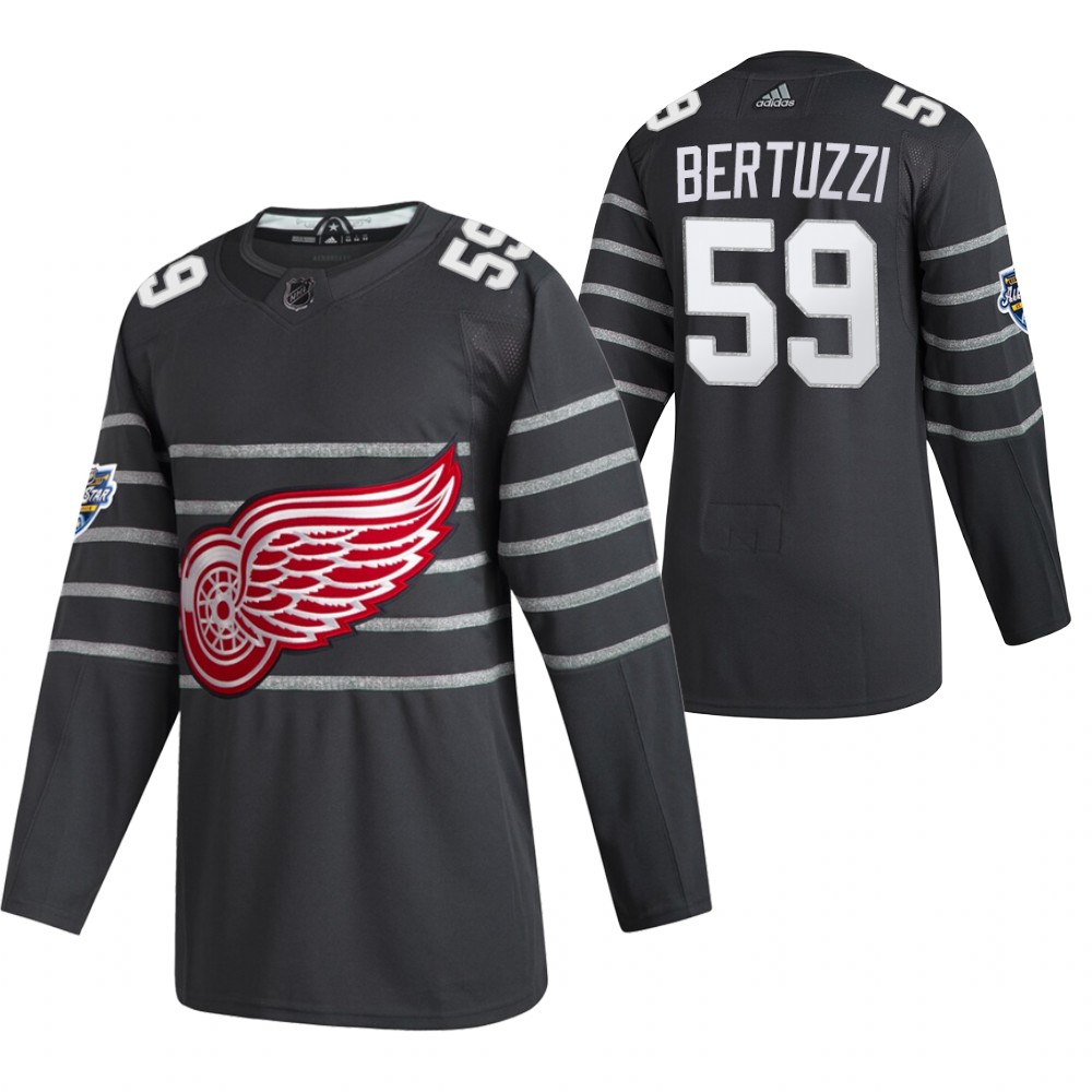 2020 NHL All-Star Game Detroit Red Wings Tyler Bertuzzi Gray Authentic Men's Jersey
