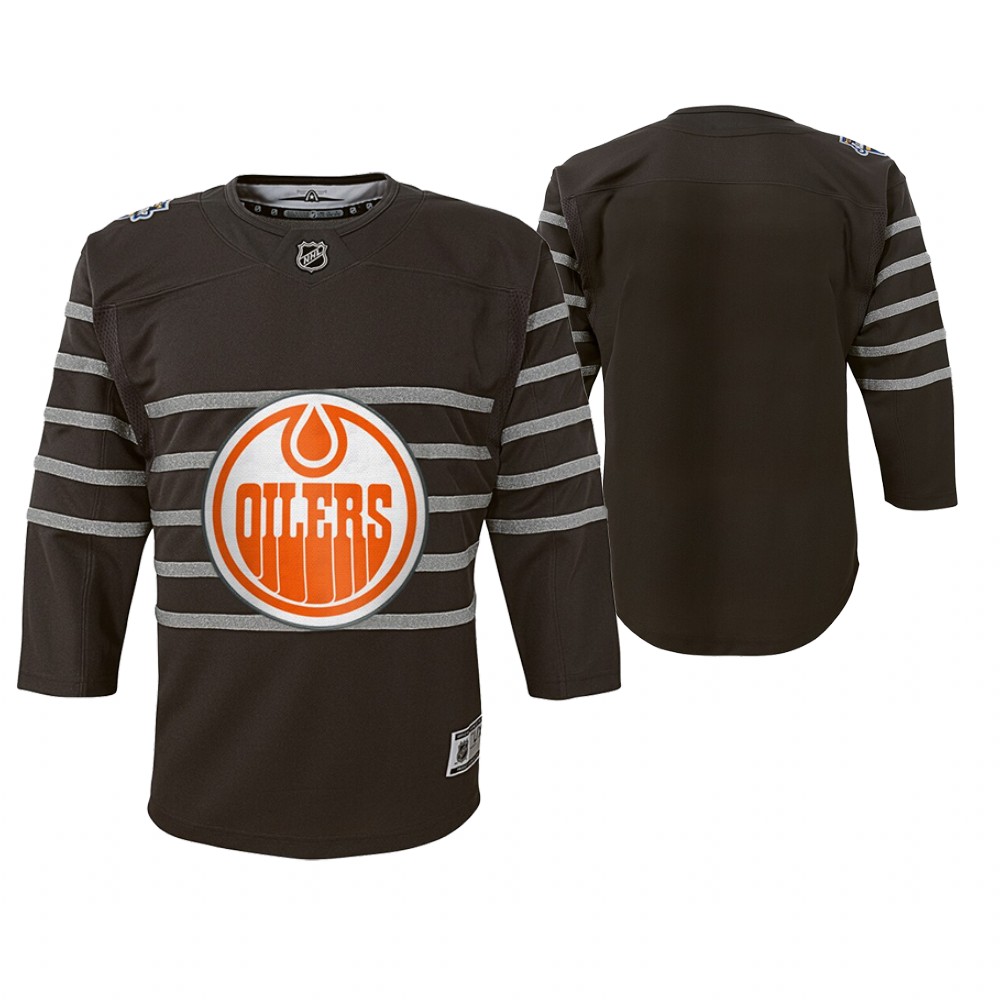 2020 NHL All-Star Game Edmonton Oilers Gray Premier Youth Jersey
