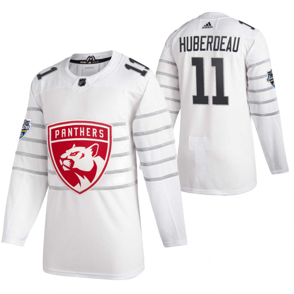 2020 NHL All-Star Game Florida Panthers Jonathan Huberdeau White Authentic Men's Jersey