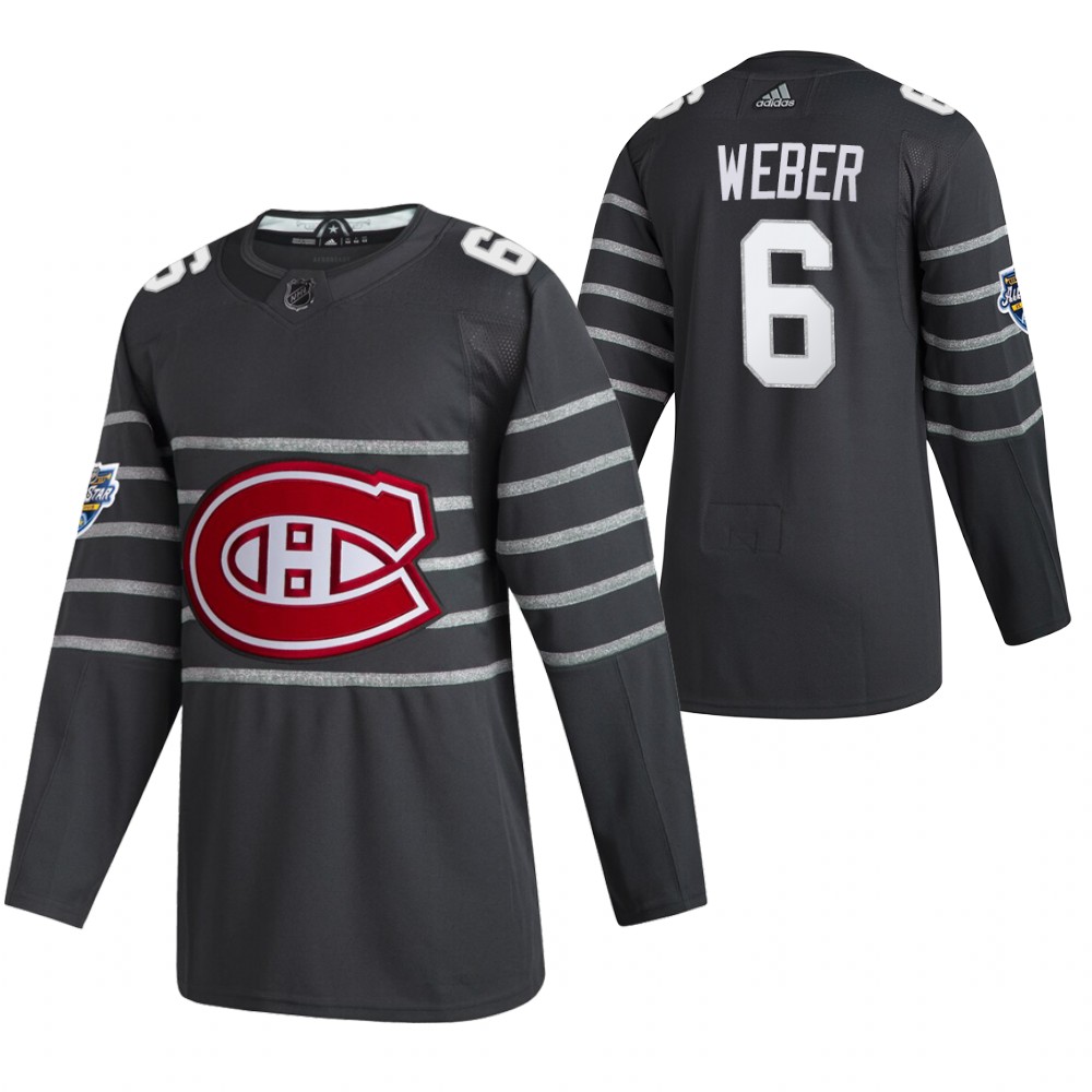 2020 NHL All-Star Game Montreal Canadiens Shea Weber Gray Authentic Men's Jersey